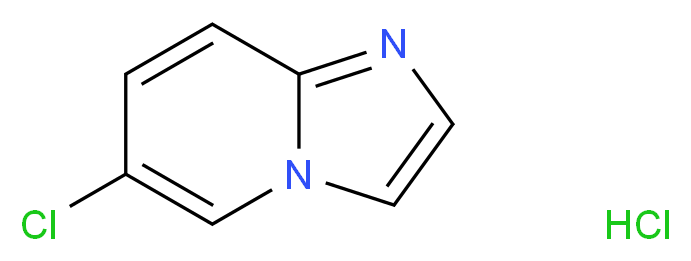 6-Chloroimidazo[1,2-a]pyridine hydrochloride 98%_分子结构_CAS_957035-24-4)