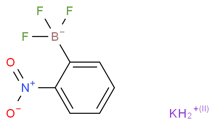 2-硝基苯基三氟硼酸钾_分子结构_CAS_850623-64-2)