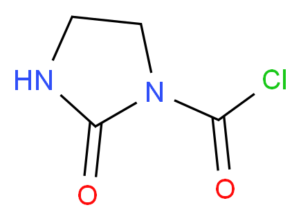 2-氧-1-咪唑烷碳酰氯_分子结构_CAS_13214-53-4)