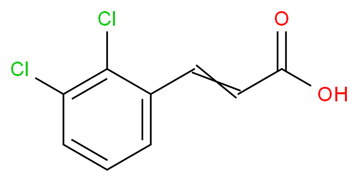 (2E)-3-(2,3-dichlorophenyl)acrylic acid_分子结构_CAS_20595-44-2)