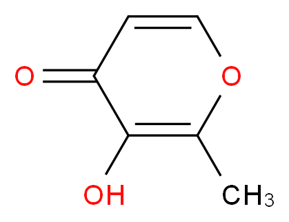 3-HYDROXY-2-METHYL-1,4-PYRONE_分子结构_CAS_118-71-8)