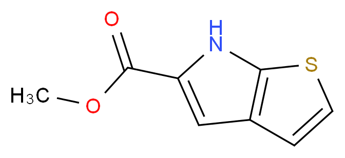 methyl 6H-thieno[2,3-b]pyrrole-5-carboxylate_分子结构_CAS_118465-49-9