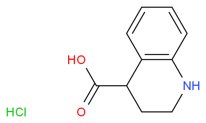 1,2,3,4-Tetrahydroquinoline-4-carboxylic acid hydrochloride_分子结构_CAS_131753-22-5)