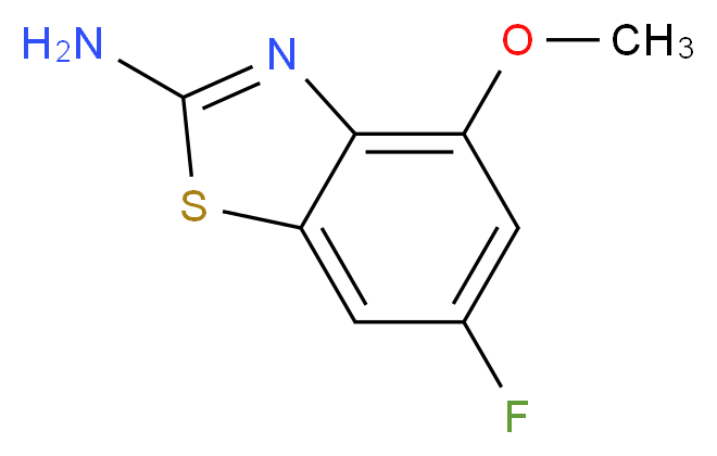 6-fluoro-4-methoxy-1,3-benzothiazol-2-amine_分子结构_CAS_)