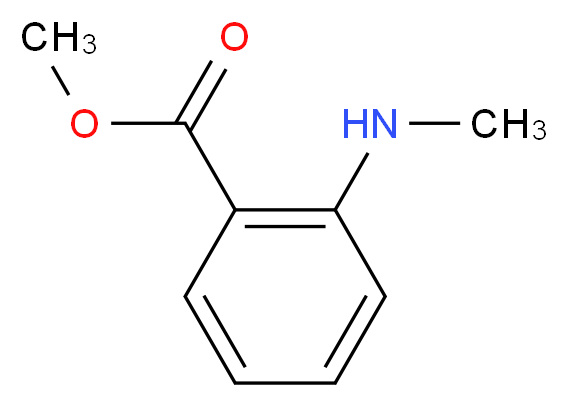 N-甲基邻氨基苯甲酸甲酯_分子结构_CAS_85-91-6)