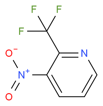 3-nitro-2-(trifluoromethyl)pyridine_分子结构_CAS_133391-63-6