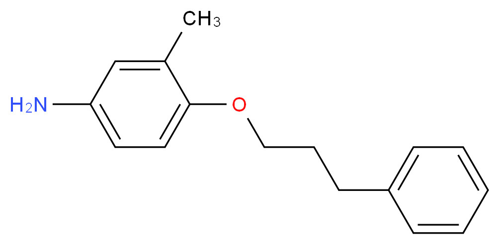 3-Methyl-4-(3-phenylpropoxy)aniline_分子结构_CAS_)