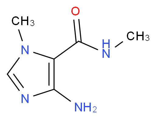 4-Amino-N,1-dimethyl-5-imidazolecarboxamide_分子结构_CAS_858221-03-1)