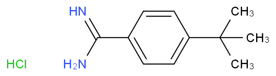 4-TERT-BUTYL-BENZAMIDINE HYDROCHLORIDE_分子结构_CAS_68284-01-5)