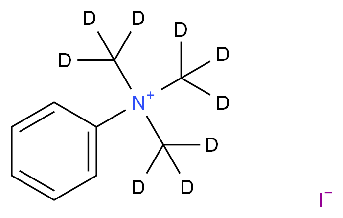 Trimethylphenylammonium-d9 Iodide_分子结构_CAS_88278-22-2)