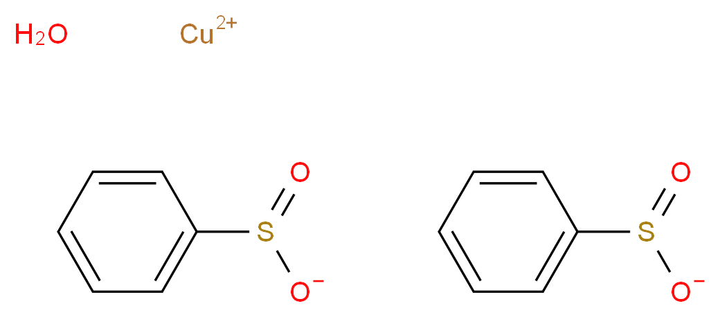 水合苯亚磺酸铜(II)_分子结构_CAS_64586-62-5)