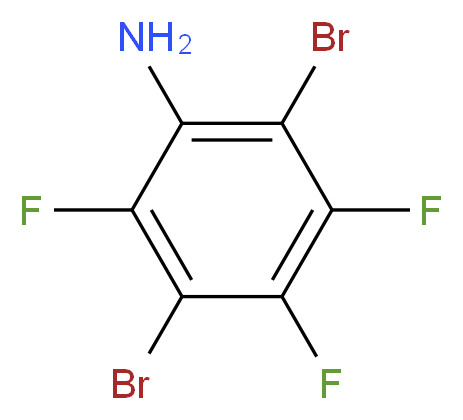 2,5-Dibromo-3,4,6-trifluoroaniline_分子结构_CAS_)