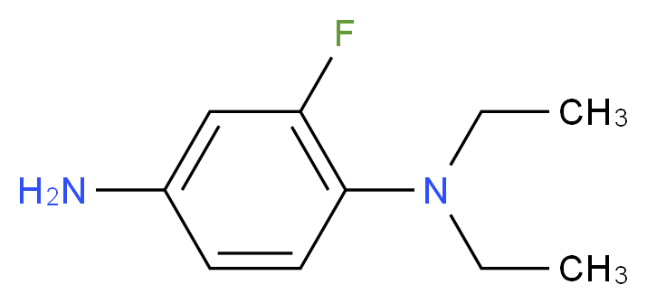 N-1,N-1-Diethyl-2-fluoro-1,4-benzenediamine_分子结构_CAS_83800-33-3)