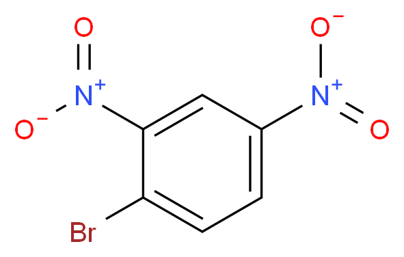 1-bromo-2,4-dinitrobenzene_分子结构_CAS_584-48-5