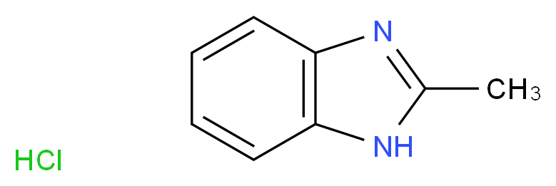 2-METHYLBENZIMIDAZOLE HYDROCHLORIDE_分子结构_CAS_)