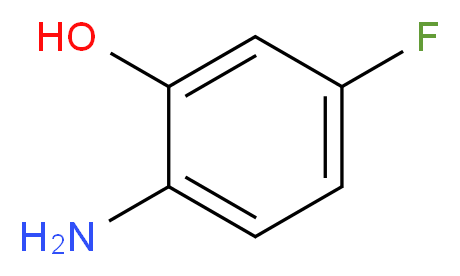 2-氨基-5-氟苯酚_分子结构_CAS_53981-24-1)