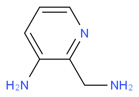 2-(aminomethyl)pyridin-3-amine_分子结构_CAS_144288-50-6