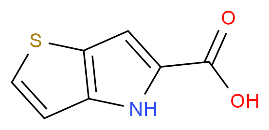 4H-thieno[3,2-b]pyrrole-5-carboxylic acid_分子结构_CAS_39793-31-2)