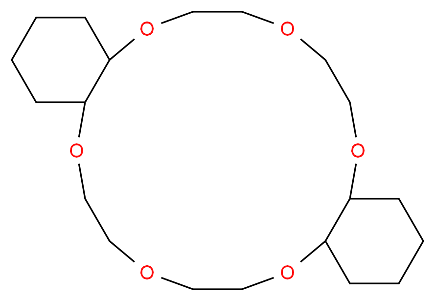 二环己烷并-18-冠醚-6_分子结构_CAS_16069-36-6)