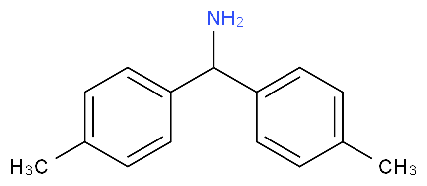 Bis(4-methylphenyl)methanamine_分子结构_CAS_55095-22-2)