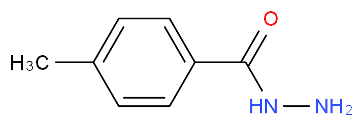 4-methylbenzohydrazide_分子结构_CAS_3619-22-5