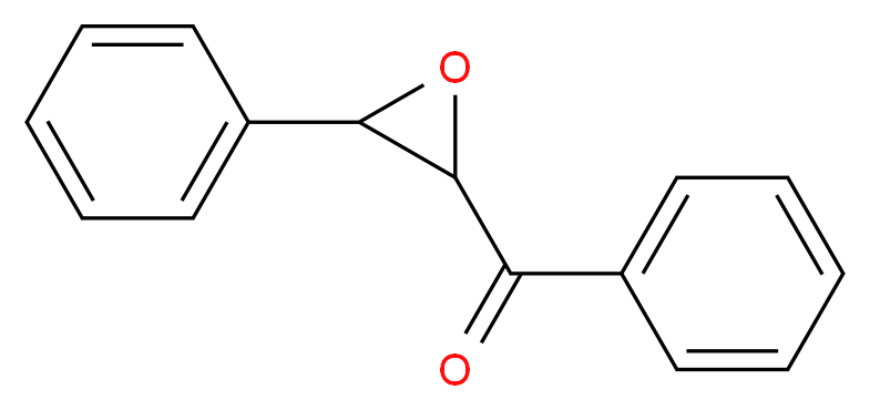2-benzoyl-3-phenyloxirane_分子结构_CAS_5411-12-1