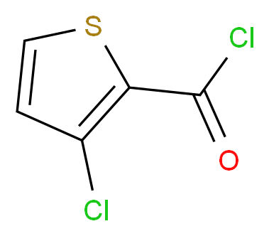 3-chlorothiophene-2-carbonyl chloride_分子结构_CAS_86427-02-3)