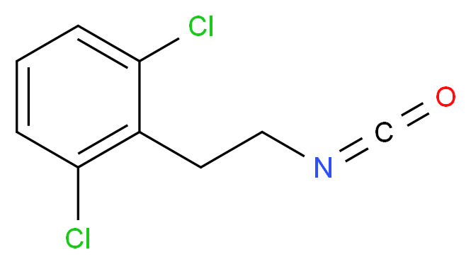 1,3-dichloro-2-(2-isocyanatoethyl)benzene_分子结构_CAS_480439-03-0