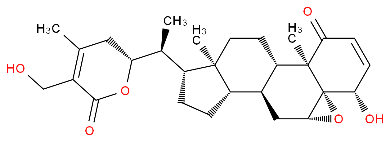 Withaferin A_分子结构_CAS_5119-48-2)