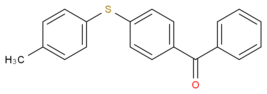 {4-[(4-methylphenyl)thio]phenyl}(phenyl)methanone_分子结构_CAS_83846-85-9)