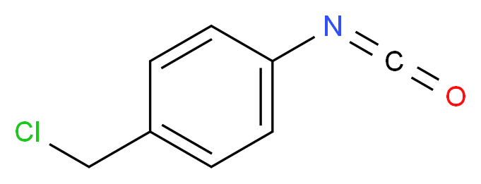 1-(chloromethyl)-4-isocyanatobenzene_分子结构_CAS_29173-65-7