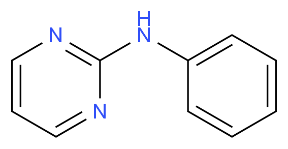 2-(N-Anilino)pyrimidine_分子结构_CAS_57356-49-7)