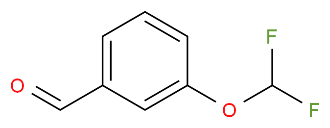 3-(Difluoromethoxy)benzaldehyde_分子结构_CAS_)