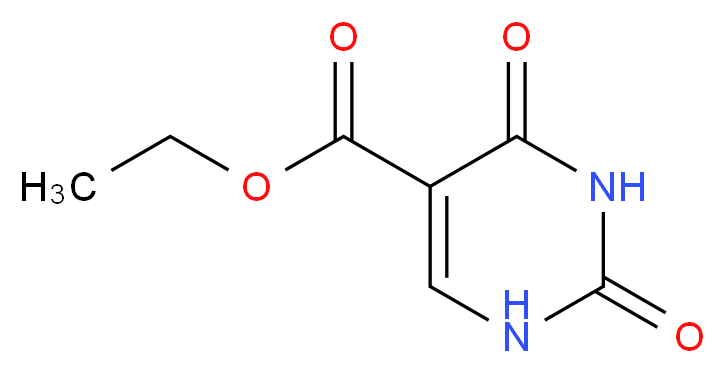 ethyl 2,4-dioxo-1,2,3,4-tetrahydropyrimidine-5-carboxylate_分子结构_CAS_28485-17-8