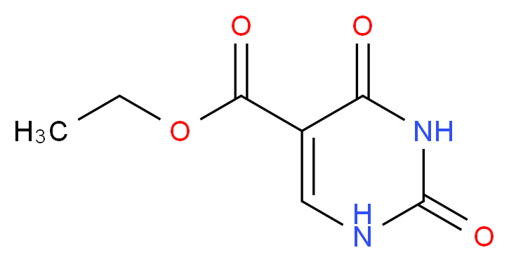 5-Carbethoxyuracil_分子结构_CAS_28485-17-8)