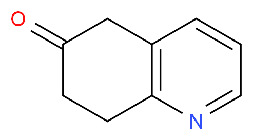 5,6,7,8-tetrahydroquinolin-6-one_分子结构_CAS_27463-91-8