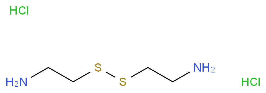 2-[(2-aminoethyl)disulfanyl]ethan-1-amine dihydrochloride_分子结构_CAS_56-17-7