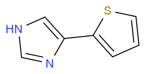 4-(thiophen-2-yl)-1H-imidazole_分子结构_CAS_156647-28-8