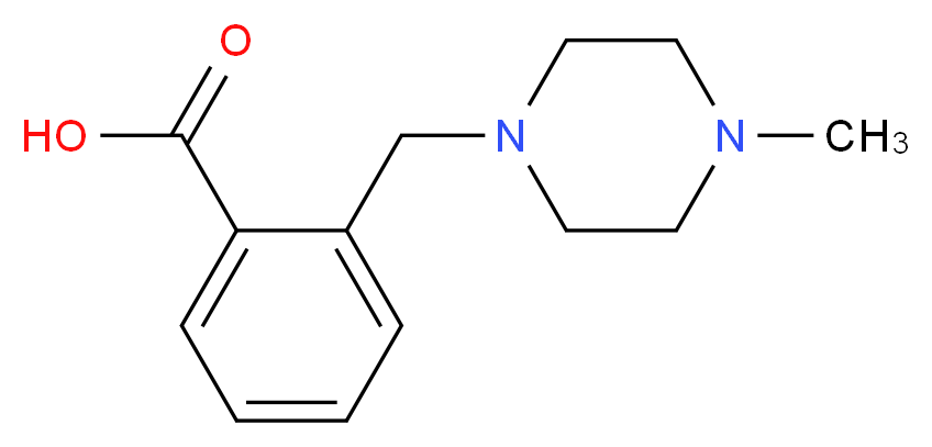 2-(4-Methylpiperazin-1-ylmethyl)benzoic acid_分子结构_CAS_514209-40-6)