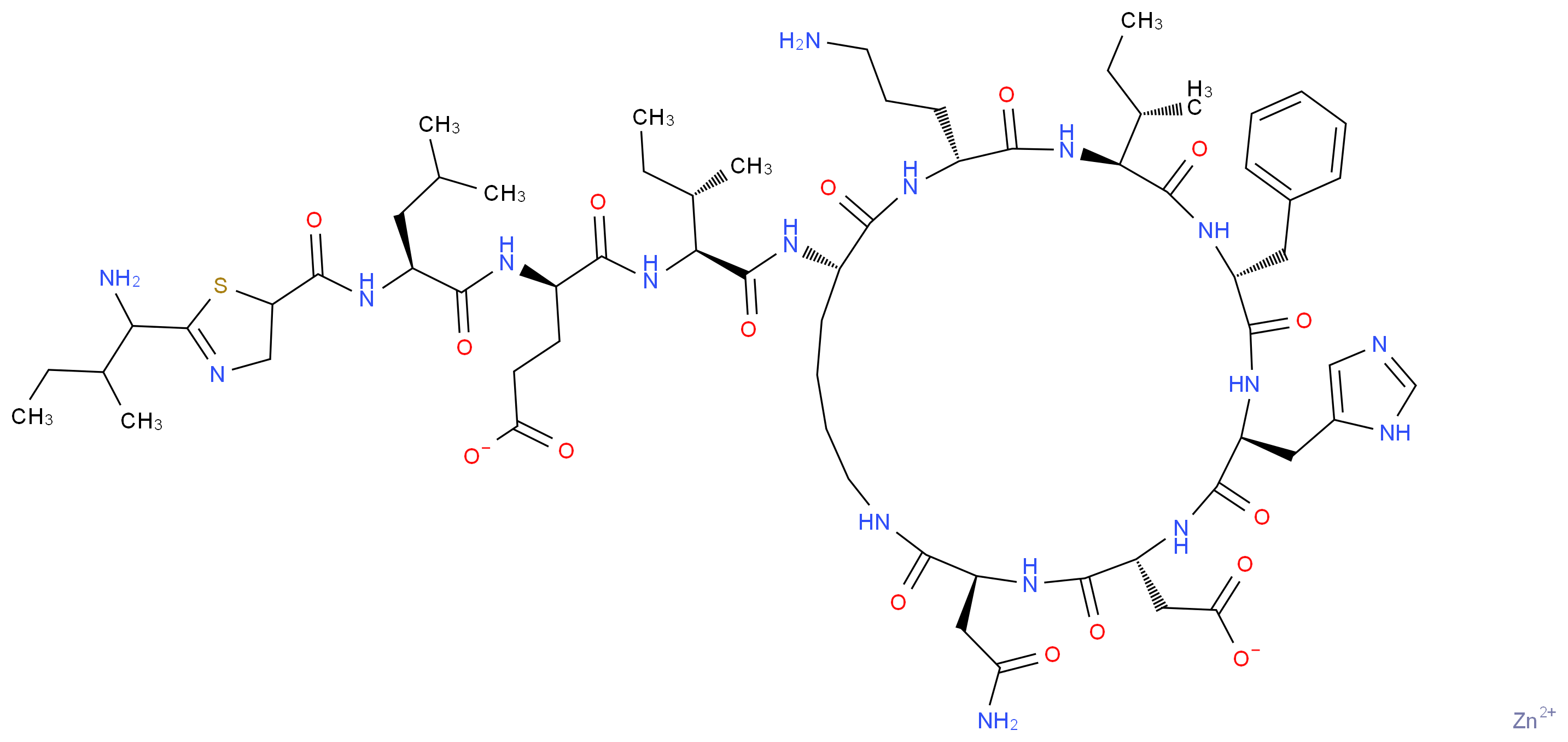 1405-89-6 分子结构