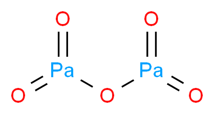 Protactinium(V)_oxide 分子结构