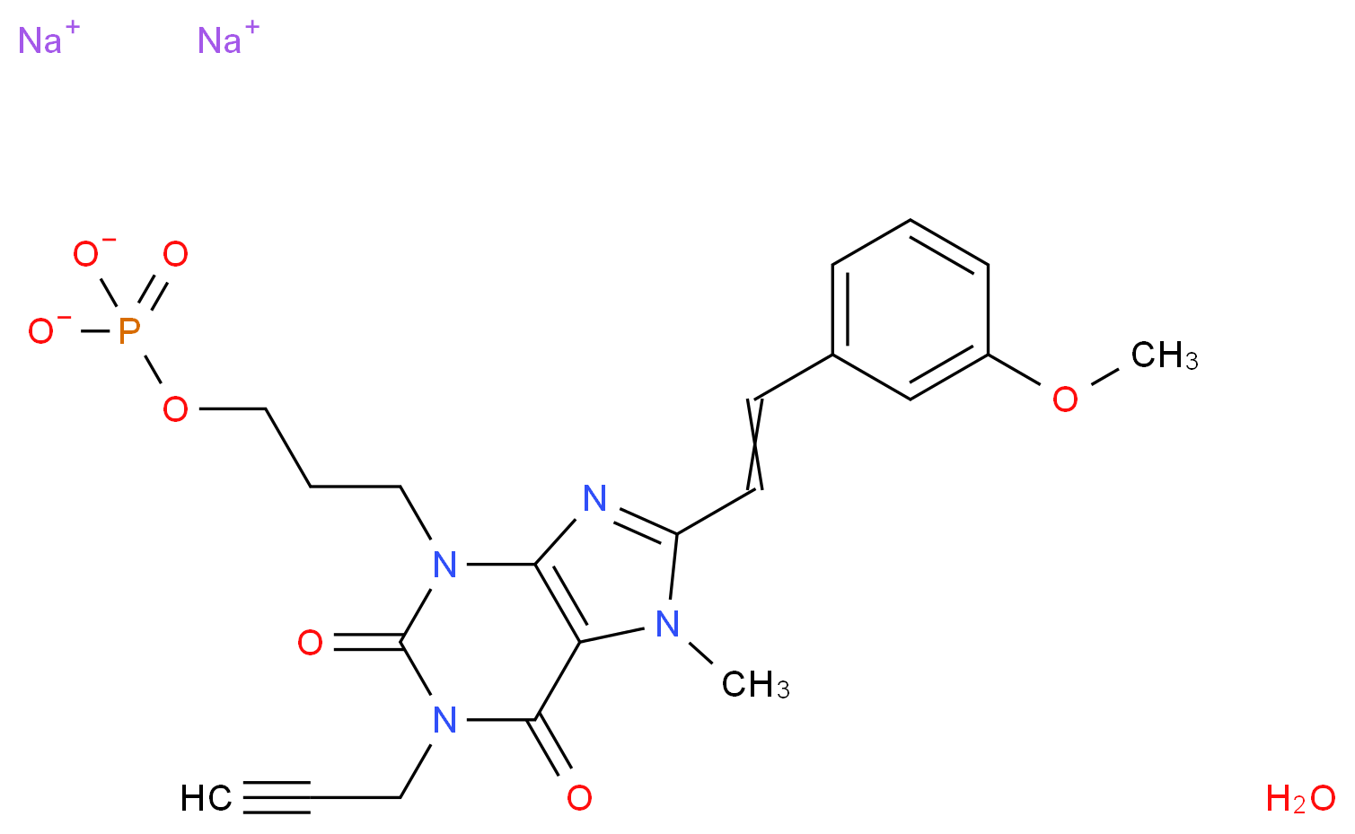 261717-23-1(anhydrous) 分子结构