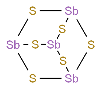 1345-04-6 分子结构