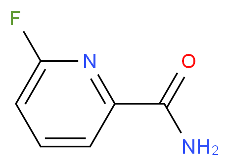 6-fluoropyridine-2-carboxamide_分子结构_CAS_369-03-9