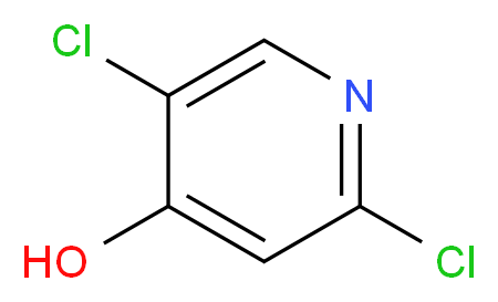 2,5-dichloropyridin-4-ol_分子结构_CAS_343781-57-7)