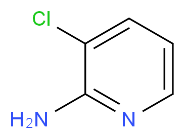 2-Amino-3-chloropyridine_分子结构_CAS_39620-04-7)