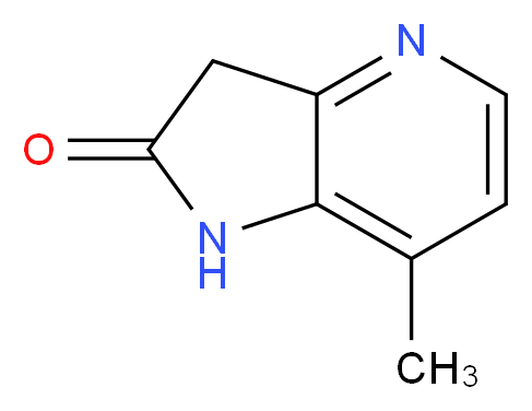 7-Methyl-1H-pyrrolo[3,2-b]pyridin-2(3H)-one_分子结构_CAS_56057-25-1)