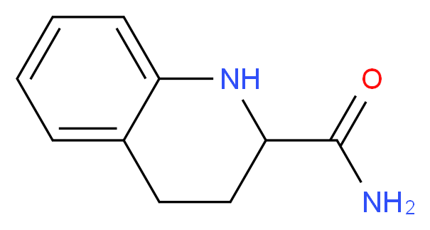 1,2,3,4-Tetrahydroquinoline-2-carboxamide_分子结构_CAS_)