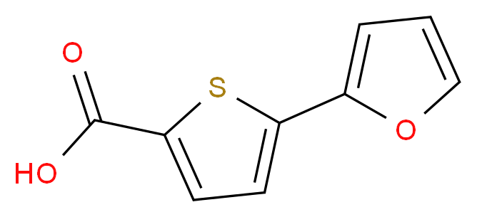 5-(Fur-2-yl)thiophene-2-carboxylic acid 97%_分子结构_CAS_868755-62-8)