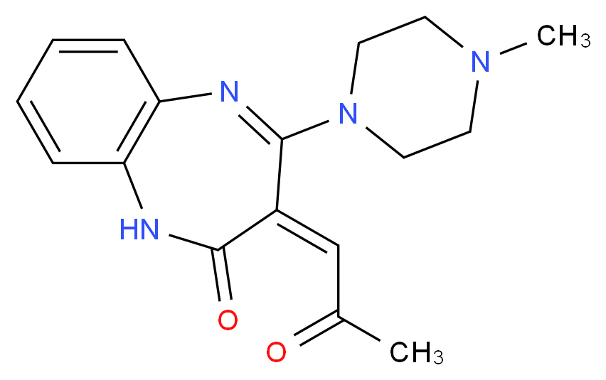 Olanzapine Lactam Impurity_分子结构_CAS_1017241-34-7)